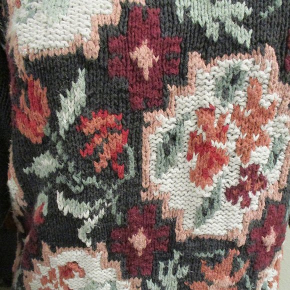 Rachel Max Thick Multicolored Long Sleeves Pullover Sweater - Picture 10 of 11